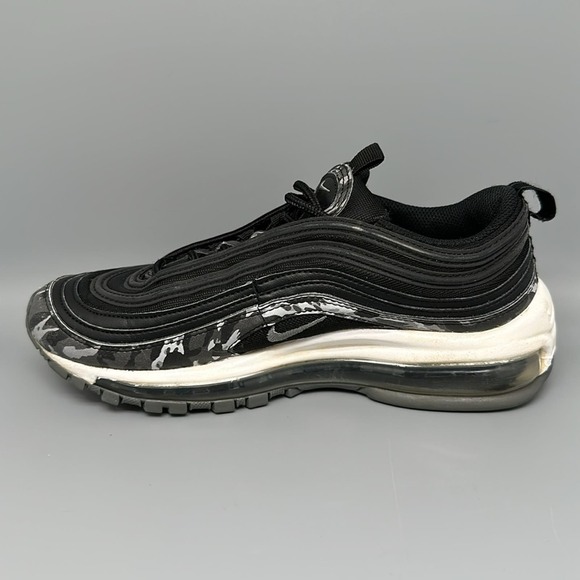 Nike Air Max 97‎ Black Grey Running Shoes 917646-005 Women's Sz 7 - Picture 6 of 10